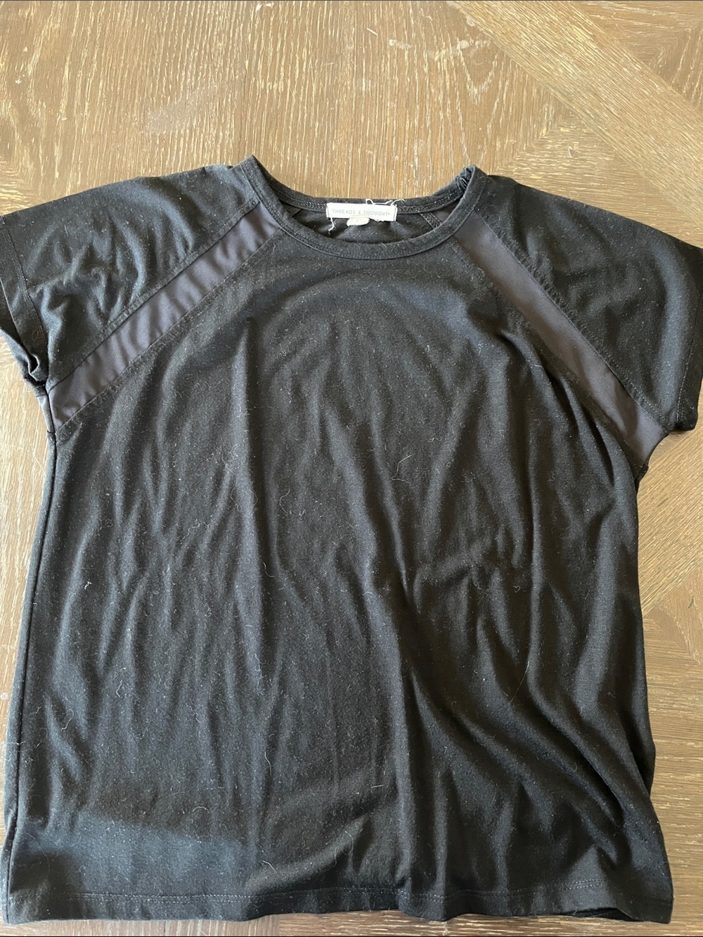 Threads 4 Thought Black Short Sleeve Crewneck Tee